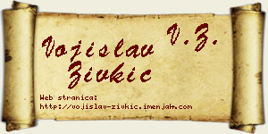Vojislav Živkić vizit kartica
